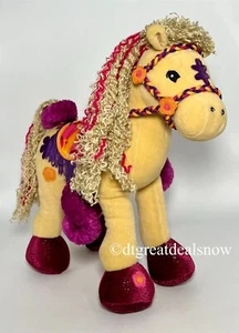 Groovy Girls Horse 13" Calypso Callie Horse Bendable Legs Yellow Plush 2001 - Picture 1 of 9