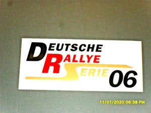 Aufkleber / Sticker + Deutsche Rallye Serie 06 - Bild 1 von 1