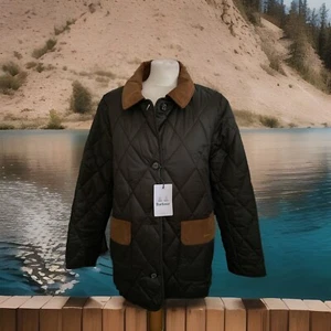 Barbour Bragar Quilt Jacket Thick Warm Country Equestrian Hunt 16 Pit2pit 25”❤️ - Picture 1 of 9