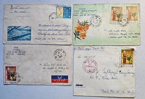 South Vietnam Post War Covers, Lot of 9 - Picture 1 of 4