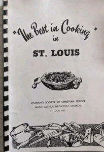 Vintage Mid Century Best in Cooking in St. Louis WSCS Maple Ave Methodist Kirche - Bild 1 von 8