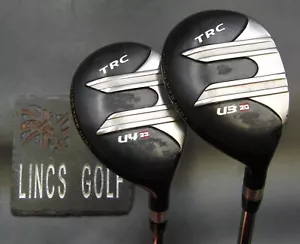 Set of 2 Japanese Royal Collection TRC 20° 3 & 23° 4 Hybrids Stiff Steel Shafts - Picture 1 of 7