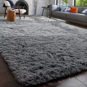 Ultra Soft Fluffy Shag Carpet - Ideal for Spacious Bedroom and Living Room Areas - Picture 1 of 118