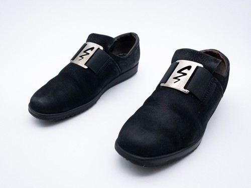 ECCO Donna Pantofola Scarpa Bassa per Tempo Libero Loafer Nero Tg. 39 Eu Art