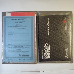 1992 Mitsubishi Mighty Mits Kei Truck Owner Operator Manual & Case Good Cond - Picture 1 of 9