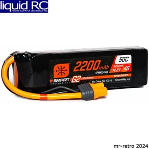 Spektrum X224S50 2200mAh 4S 14.8V Smart G2 LiPo 50C; IC3 - Picture 1 of 1