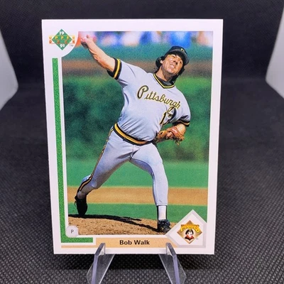 1991 Upper Deck Bob Walk Pittsburgh Pirates #689 - Image 1 of 2