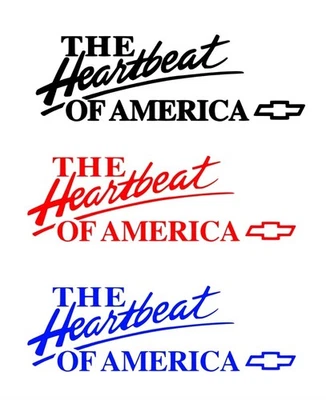 Heartbeat of America Decal You Pick Color Foto 1 de 2