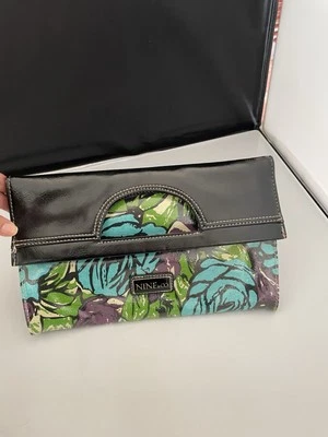 Clutch Bag Purse By nine & Co Multicolor Coated - Image 1 of 4