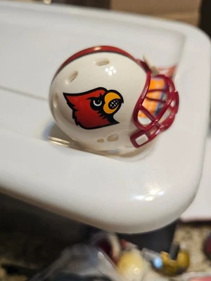 LOUISVILLE CARDINALS ACC  #1666 POCKET PRO FOOTBALL HELMET RIDDELL NCAA - Image 1 of 4