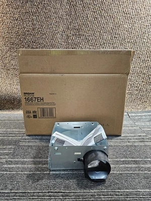 (CANTIDAD 6) Carcasa Broan NuTone 1667EH con conector de conducto amortiguador para ventilador/calentador Foto 1 de 4