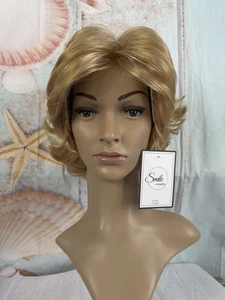BARUISI CURLY BLONDE SHORT SYNTHETIC WIG FOR WOMEN - Picture 1 of 6
