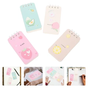 4 Pcs Notes Collantes Aux Fruits Enfant Voyage Bloc Dessin Pour Enfants - Afbeelding 1 van 12