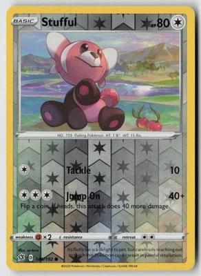 Stufful 149/192 - SWSH02: Rebel Clash Reverse Holo - PTCG - Image 1 of 2