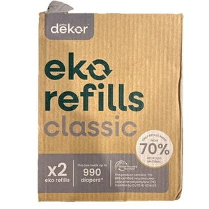 Recambios clásicos para pañales Eko, 2 unidades | SOLO cubo de pañales ecológico - Imagen 1 de 3