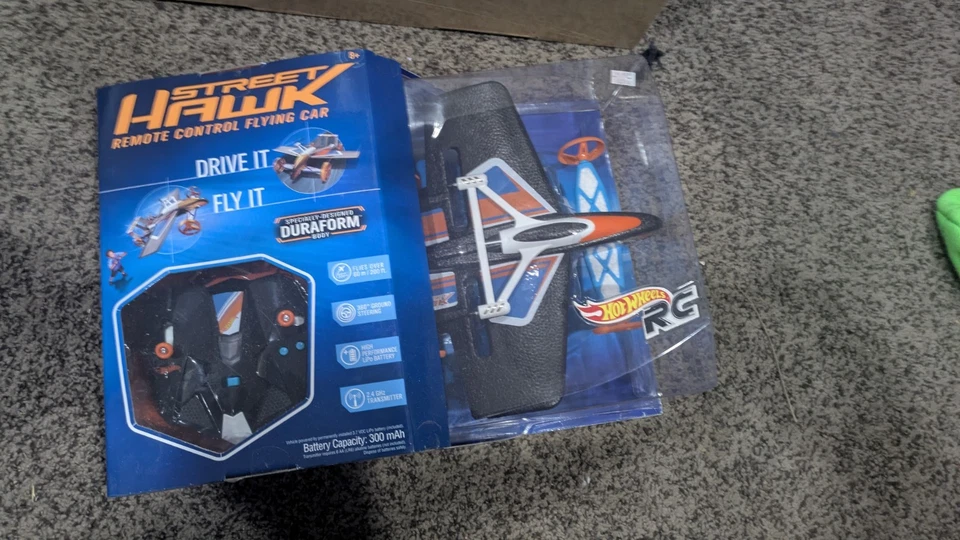 Hot Wheels RC Street Hawk Remote Control Flying Airplane Car - Image 1 of 2
