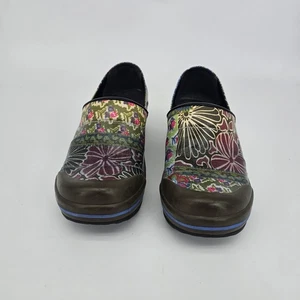 Mujer Dansko Vegano Floral Resistente al Deslizamiento Zuecos Zapatos Talla 37 EE. UU. 6.5 - 7 - Imagen 1 de 13