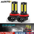 2PCS H8 H9 H11 LED Light Kit White Daytime Beam Headlight Fog Bulbs DRL 6500K UK