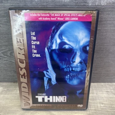 Thinner 1997 DVD Stephen King's Widescreen Horror Foto 1 de 4