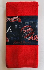 ATLANTA BRAVES - TOALLA DE GOLF TRIPLE PLIEGUE 16" X 24" - Imagen 1 de 2