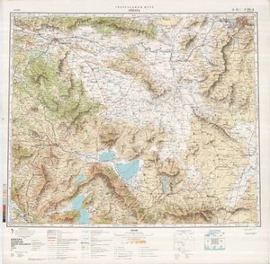 Mapas topográficos militares soviéticos rusos - TURQUÍA 1:500 000, ed. 1963-1988 - Imagen 1 de 11