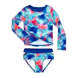 Appaman L69209 Girls Multi Printed Rashguard Two-Piece Swim Set Size 12 - Picture 1 of 3