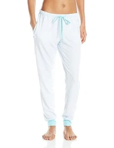 Nautica BLUE Knit Robbins Eggs Comfy Long Pajama Pants, US X-Small - Picture 1 of 3