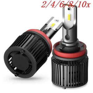 2/4X LED HeadLight bulb H8 H11 HeadLight Bulb White 6500K High Power DRL Lamp - Picture 1 of 20