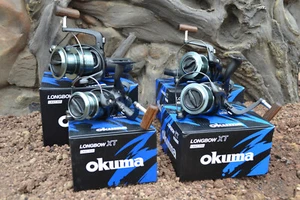 Okuma Longbow XT Baitfeeder Freilaufrolle Stationärrolle Karpfenrolle 4 Größen - Bild 1 von 6