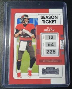 Tom Brady - Contenders Football 2021 - Tampa Bay Buccaneers - Season Ticket - Bild 1 von 2
