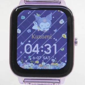 Smartwatch Sanrio Character Kuromi GH-SMWL-KU Green House wodoodporny od JPN - Zdjęcie 1 z 8