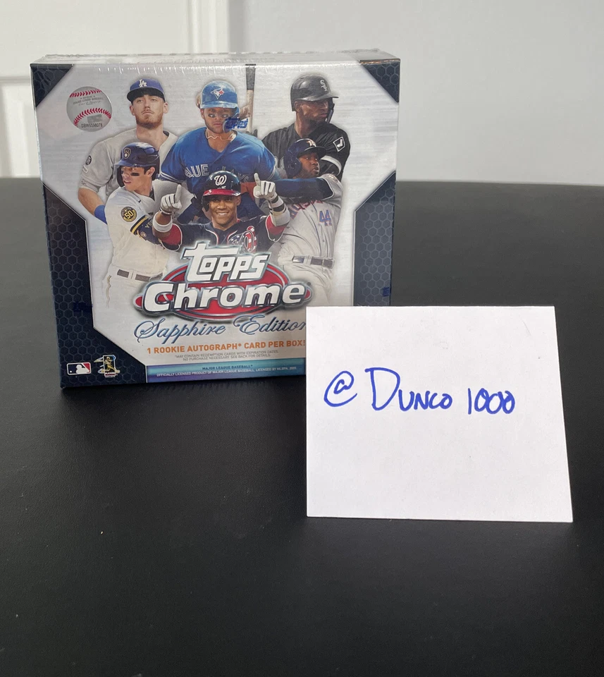 2020 TOPPS CHROME BASEBALL SAPPHIRE EDITION SEALED BOX FREE SHIPPING - Image 1 of 1