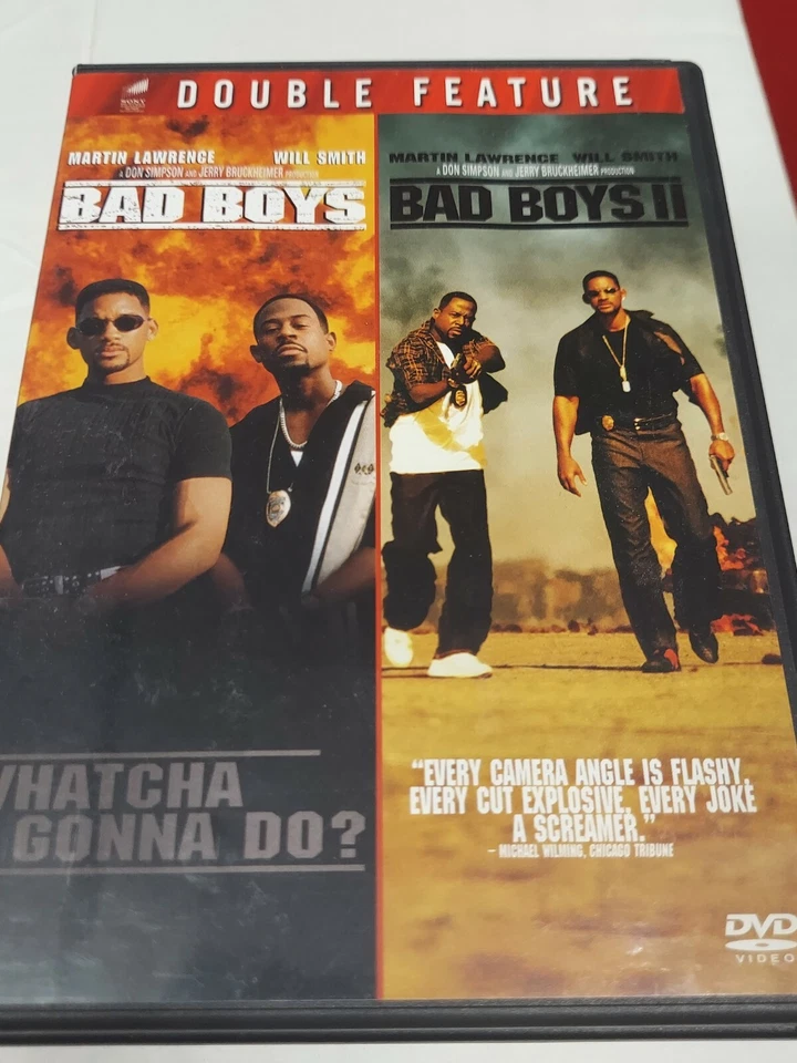 Bad Boys & Bad Boys 2 Double Feature (DVD,2-Disc Set) Rated R VERY GOOD - Image 1 of 1