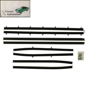 Chevy II/Nova 1968-1972 cupé 8 piezas fieltros de ventana barridos sellos resistentes a la intemperie - Imagen 1 de 1