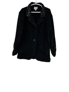 Disney D-Signed Descendants Girls Sequin Collar Blazer Size M - Picture 1 of 9