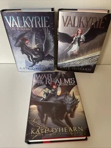 VALKYRIE TRILOGY SERIES BOOKS #1-3 BY KATE O'HEARN Hardcover complete - Picture 1 of 10