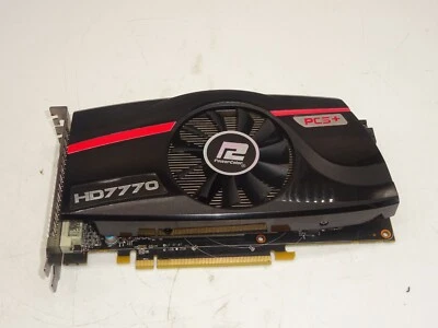 POWER COLOR RADEON HD 7770 R7 250X 1GB DDR5 PCI-E 3.0  DVI HDMI DP #GK6124 - Bild 1 von 4