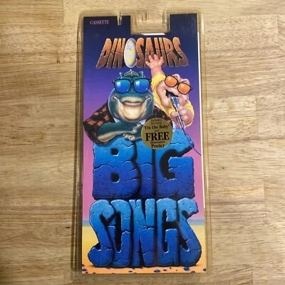Dinosaurs Big Songs Cassette - BRAND NEW - Original Packaging - *RARE* - Image 1 of 4