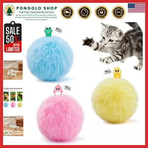 Chirping Cat Kicker Toys with SilverVine Catnip - 3 Plush Balls for Playful Cats - Picture 1 of 8