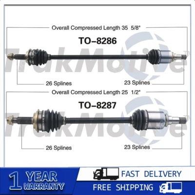 Para 2012~2013 Scion iQ 2x Eje CV Delantero Eje CV Repuesto Junta CV Foto 1 de 3