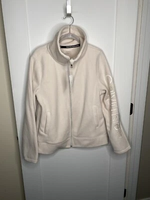 Chaqueta Suéter Calvin Klein Performance Polar Cremallera Completa Nueva con Etiquetas Para Mujer Talla Grande Foto 1 de 4