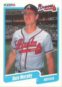 1990 Fleer Baseball Dale Murphy Atlanta Braves #591 - Picture 1 of 2