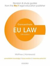 EU Law Concentrate: Law Revision and Study Guide by Homewood, Matthew Book The