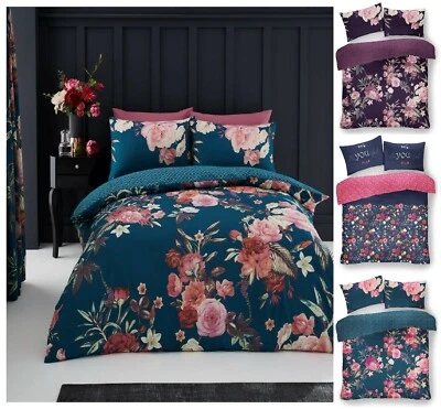 SLEEPWISH Flora Duvet Cover Sets Single Double King Size Reversible Bedding Quilt Covers