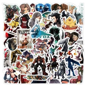 50 pz adesivi anime Final Fantasy tazza laptop fai da te decalcomanie graffiti adesivi - Foto 1 di 4