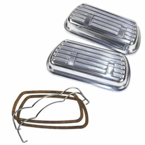 EMPI 00-9138-0 CLIP-ON ALUMINUM VALVE COVER SET INCLUDES BALES,CLIPS & GASKETS - Picture 1 of 1