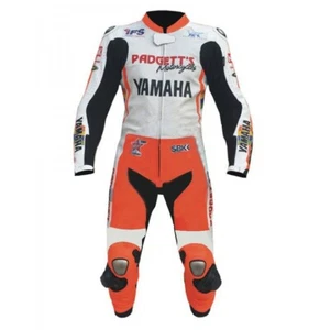 Traje de carreras de motocicletas Yamaha para adultos motocicleta cuero genuino traje de motociclista - Imagen 1 de 3