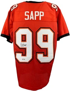 Warren Sapp signed jersey Tampa Bay Buccaneers PSA COA Miami Hurricanes - Picture 1 of 3