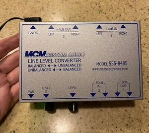 MCM electronics model 555-8485 line level converter adapter adjustable level - Picture 1 of 4