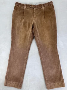 Pantalones Barbour Para Hombre 40x31 Marrón Pana Pierna Cónica Pantalones De Colección - Imagen 1 de 11